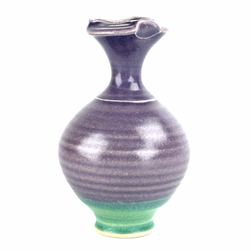 Bud Vase - Purple/Green