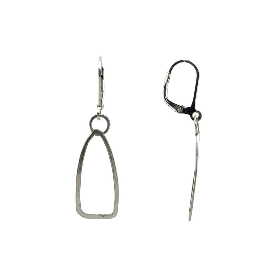 Earrings - Silver Stirrups