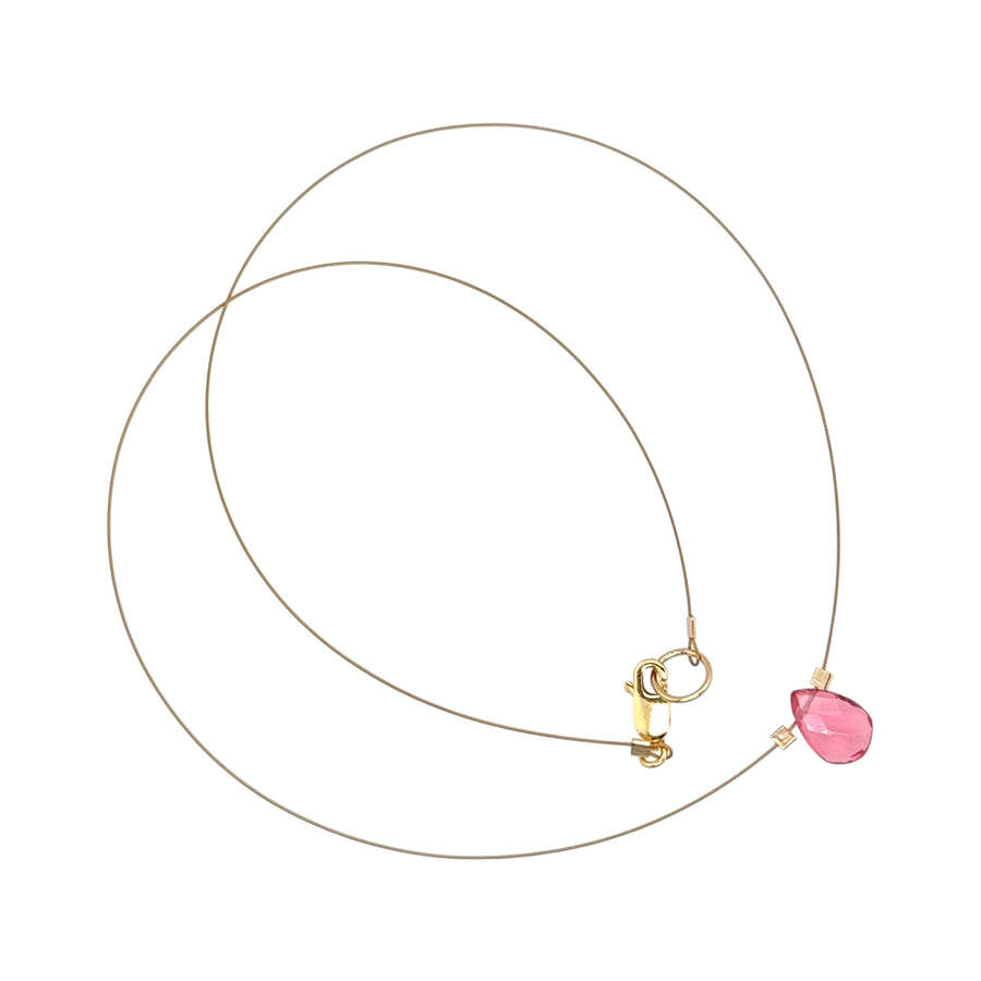 Pink Tourmaline Necklace