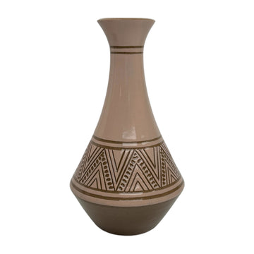 Large Vase - Pink - Geometric