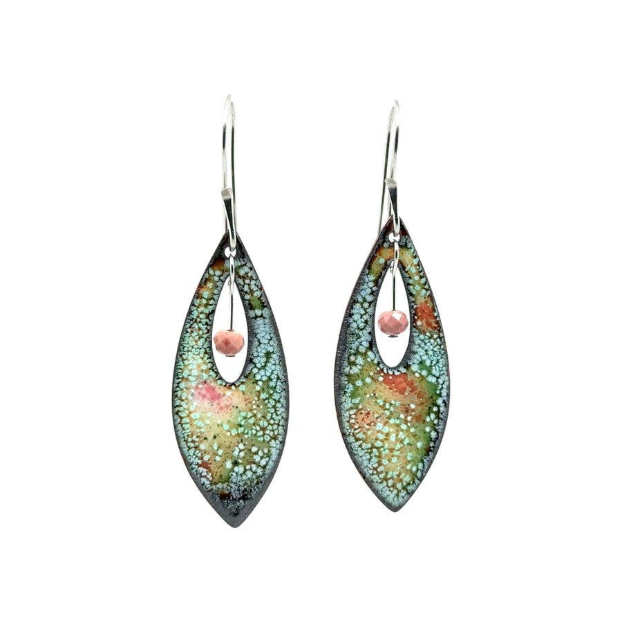 Enameled Earrings