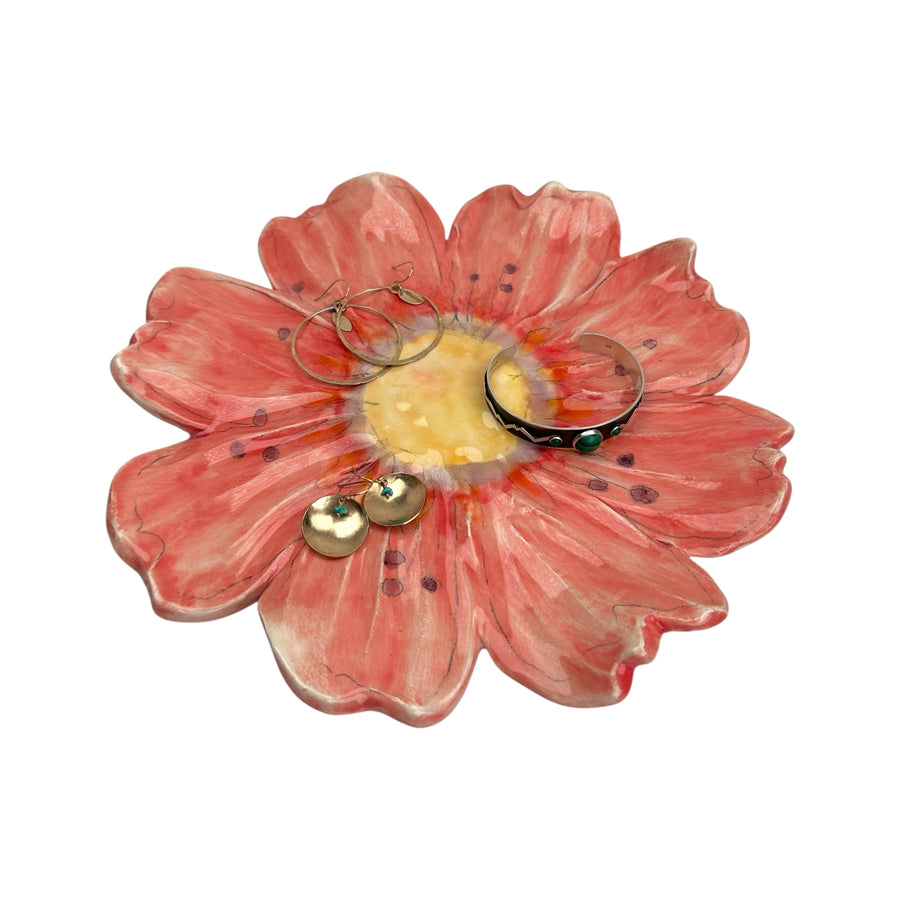 Large Flower Plate