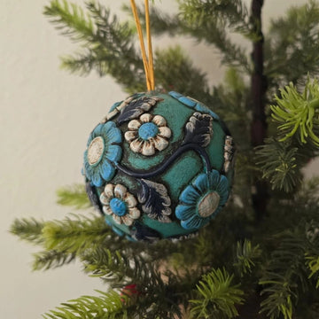 Ceramic Ornament - Turquoise
