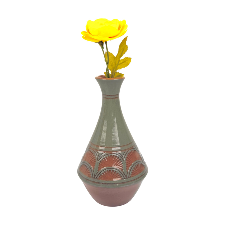Large Vase - Teal - Geometrically