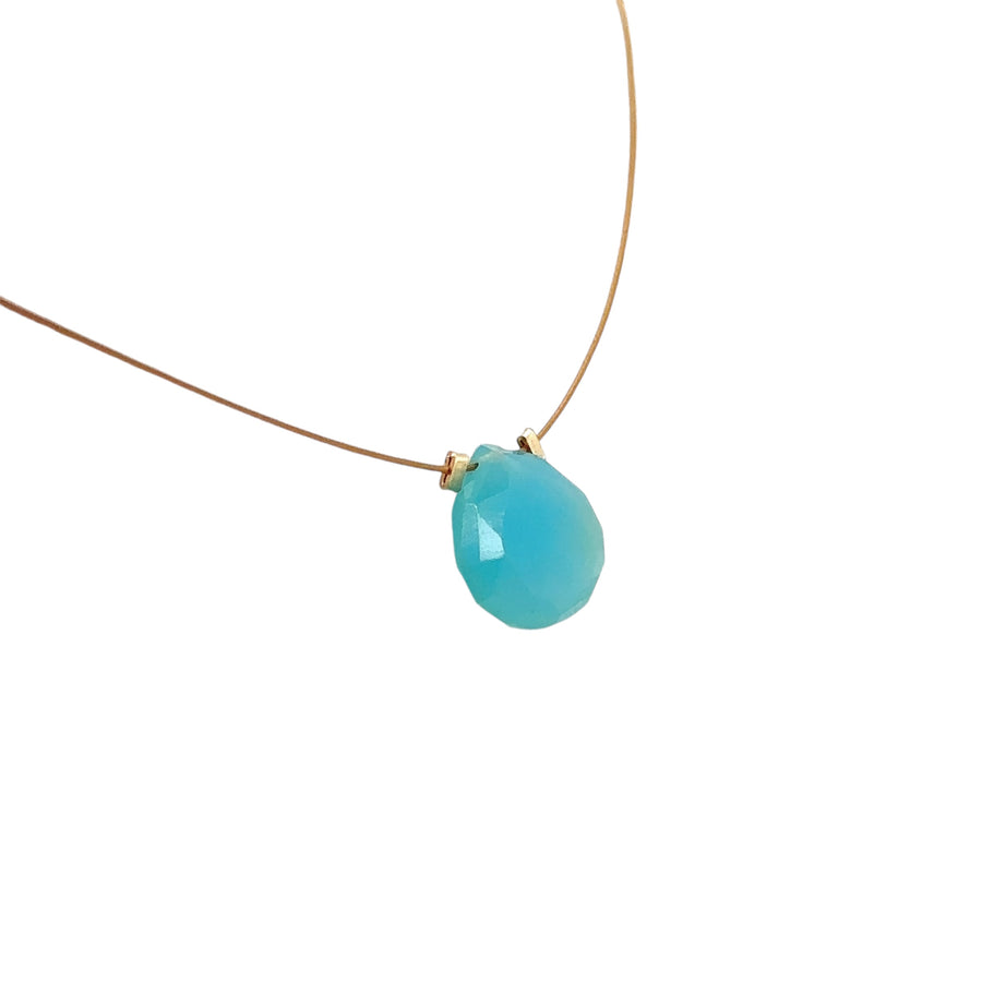 Blue Chalcedony Necklace