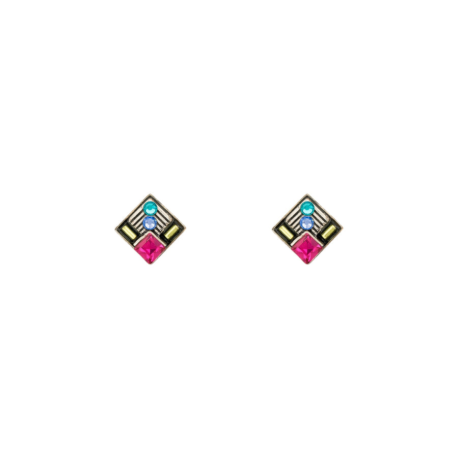Earrings - Stud - Diamond Shape