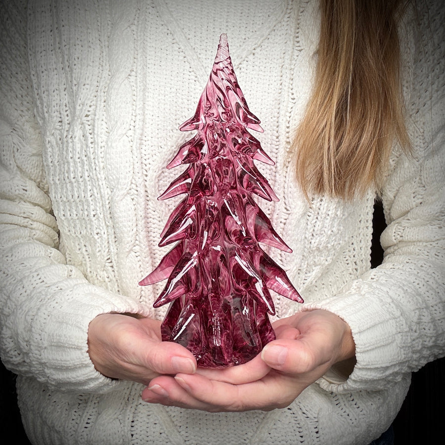 Large Glass Tree - Ruby