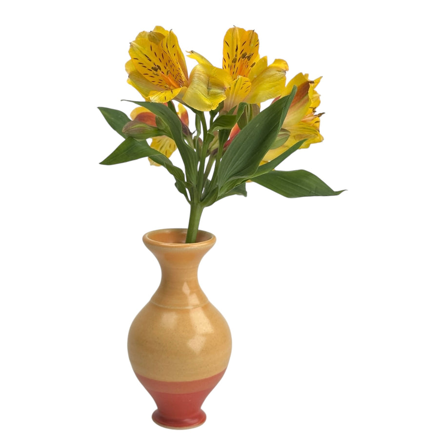 Bud Vase - Yellow/Red