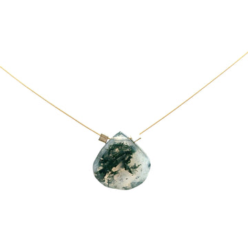 Green Moss Agate Necklace