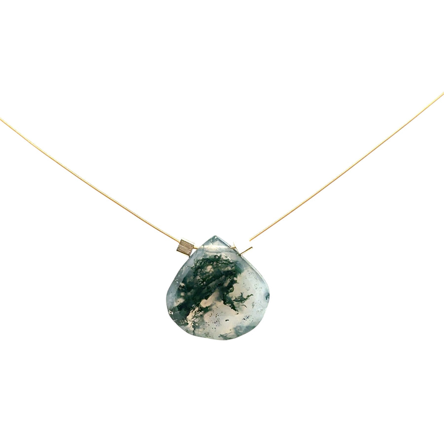 Green Moss Agate Necklace