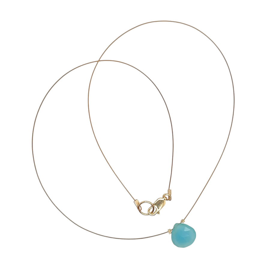 Blue Chalcedony Necklace