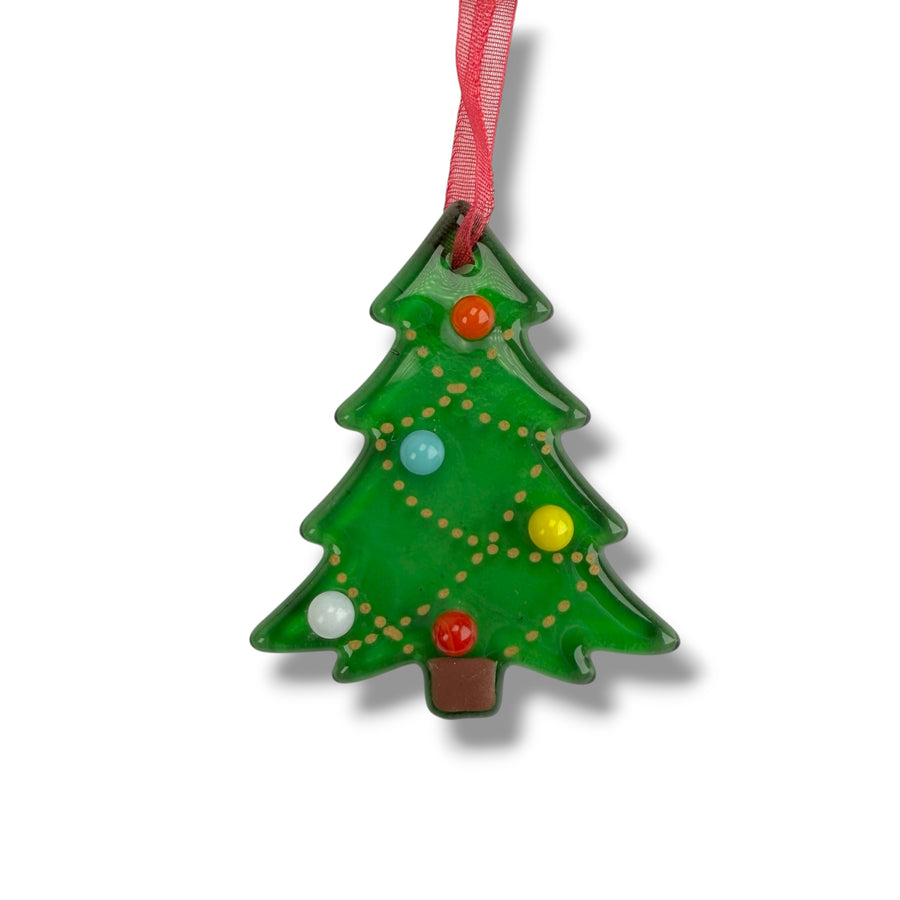 Tree Glass Ornament - Small