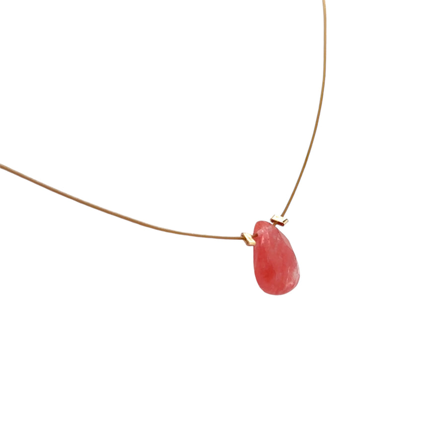 Strawberry Quartz Necklace