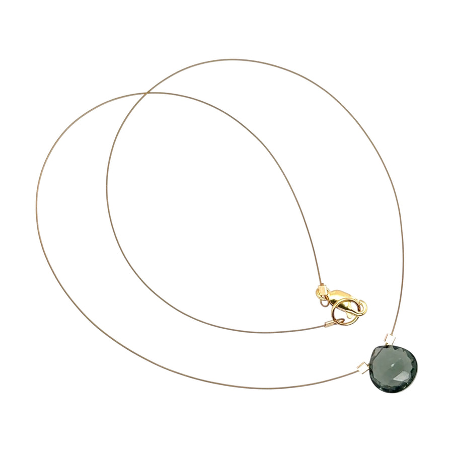 Moss Aquamarine Necklace