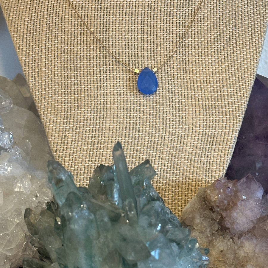 Blue Chalcedony Necklace