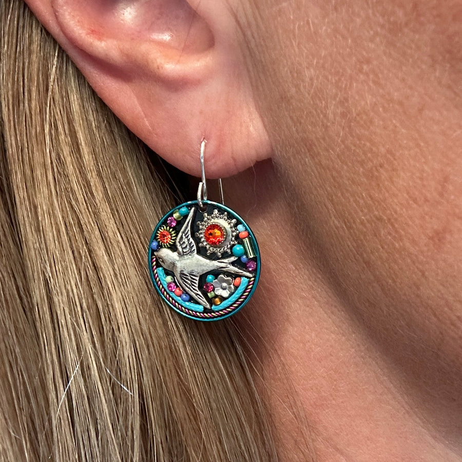 Earrings - Paloma Round