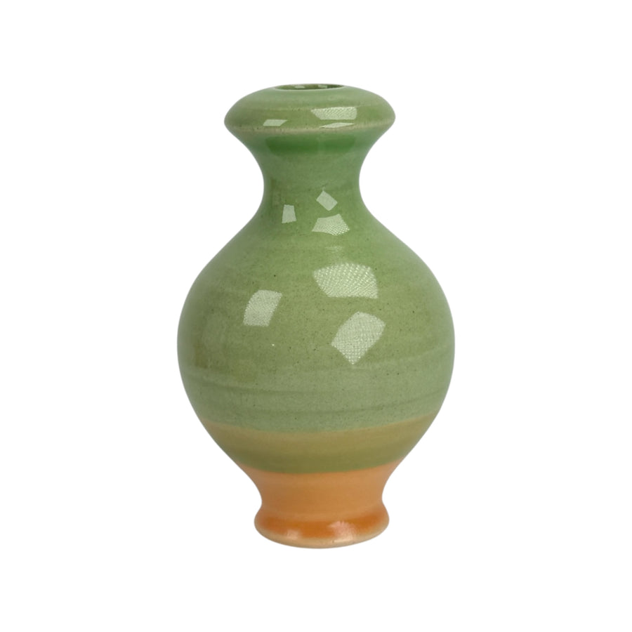 Bud Vase - Green/Yellow