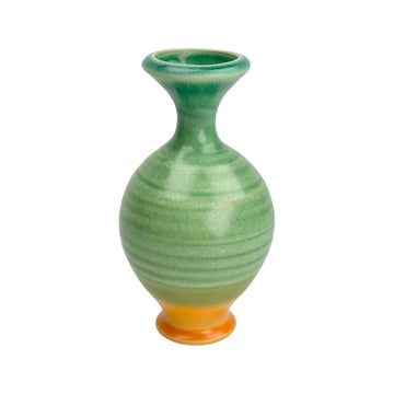 Bud Vase - Green/Yellow