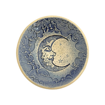 Trinket Dish - Crescent Moon - Blue