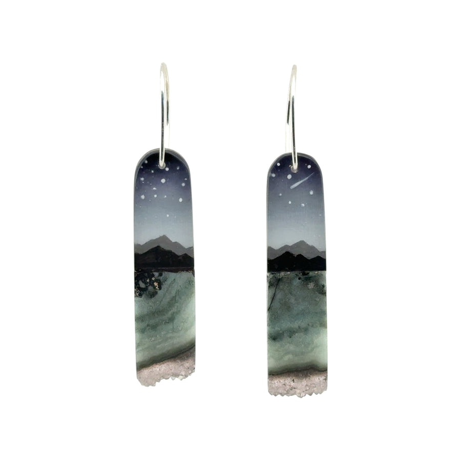Earrings with Crystal - Hills