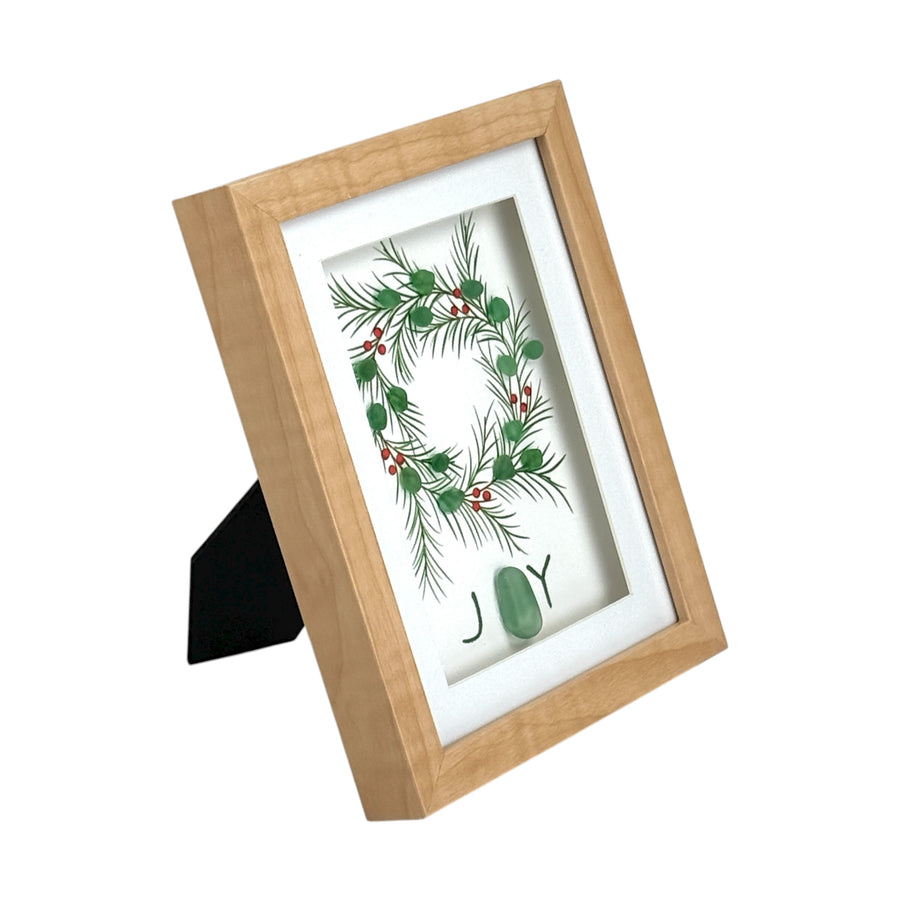 Sea Glass Joy Wreath