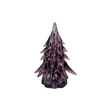 Small Glass Tree - Purple