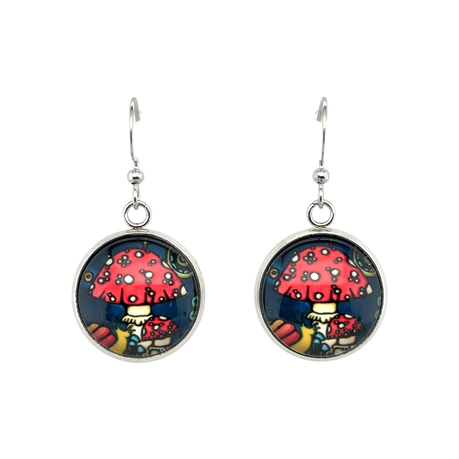 Earrings - Mushrooms