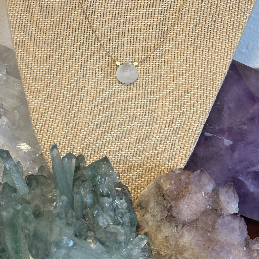 Rainbow Moonstone Necklace