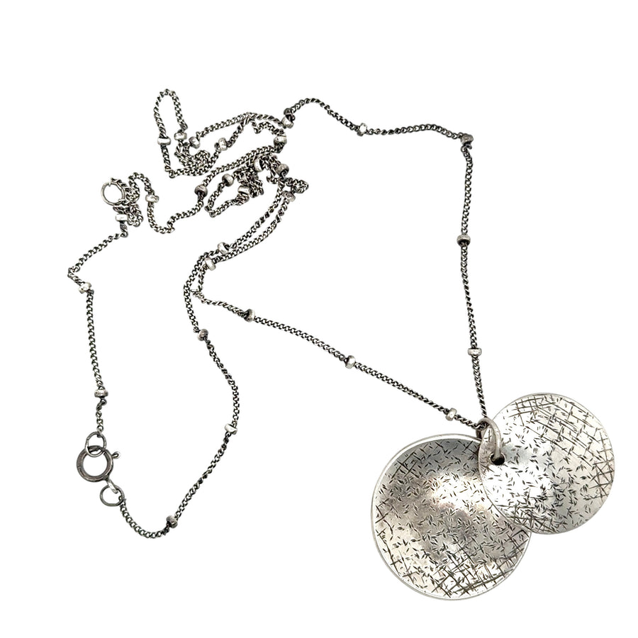 Necklace - Silver Moons