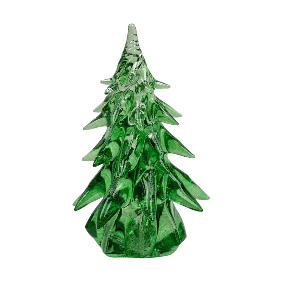 Small Glass Tree - Light Green