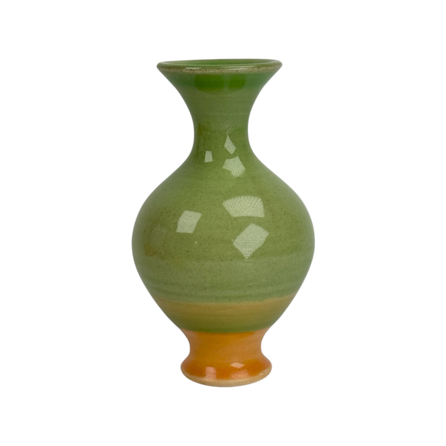 Bud Vase - Green/Yellow