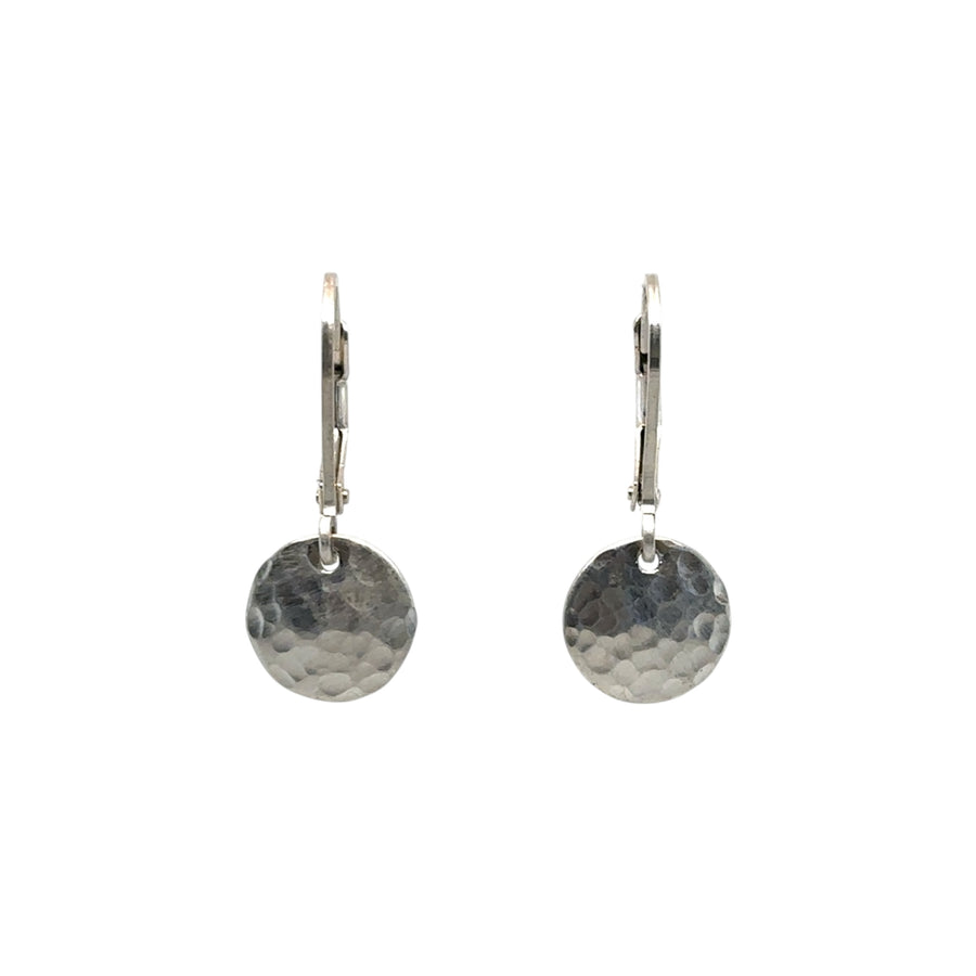 Earrings - Hammered Disks