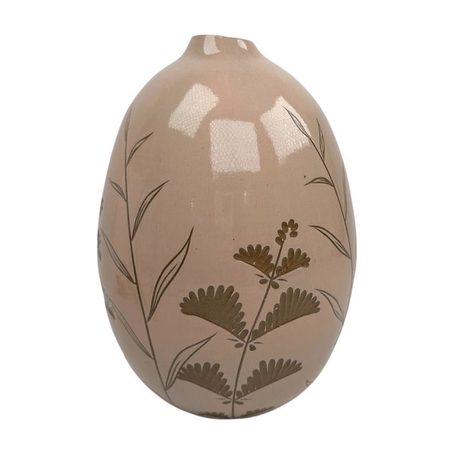 Large Vase - Pink - Botanical