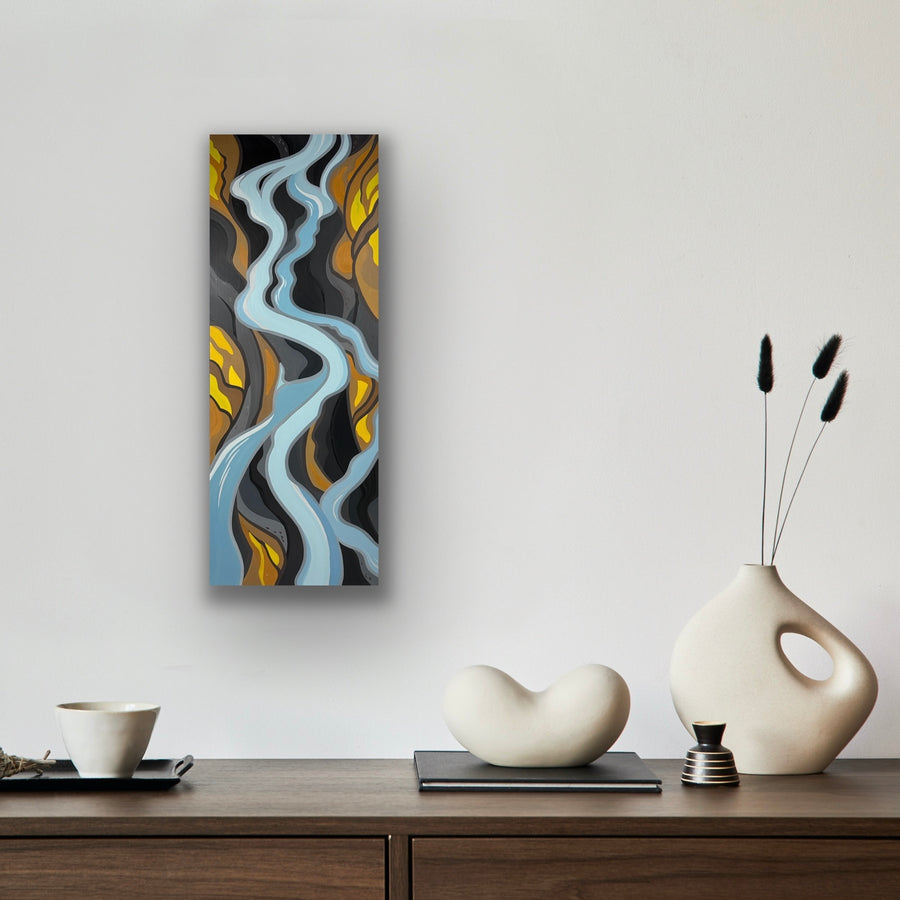 River Abstract #6 - Original Painting