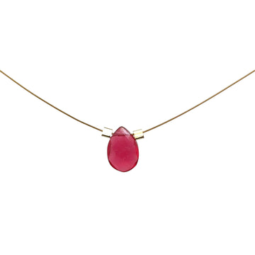 Pink Tourmaline Necklace