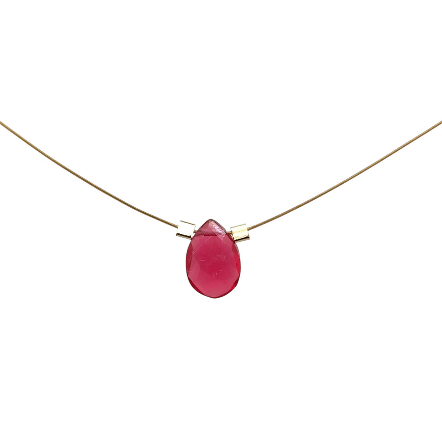 Pink Tourmaline Necklace