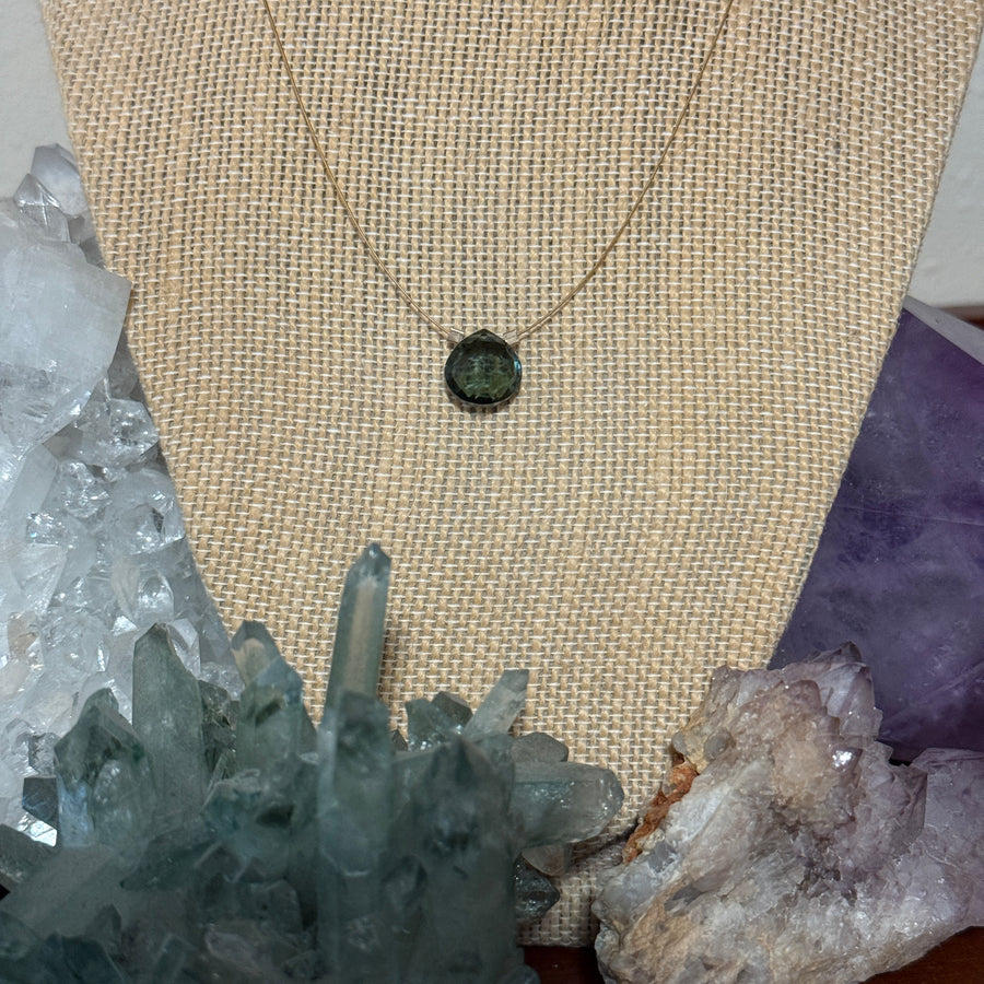 Moss Aquamarine Necklace