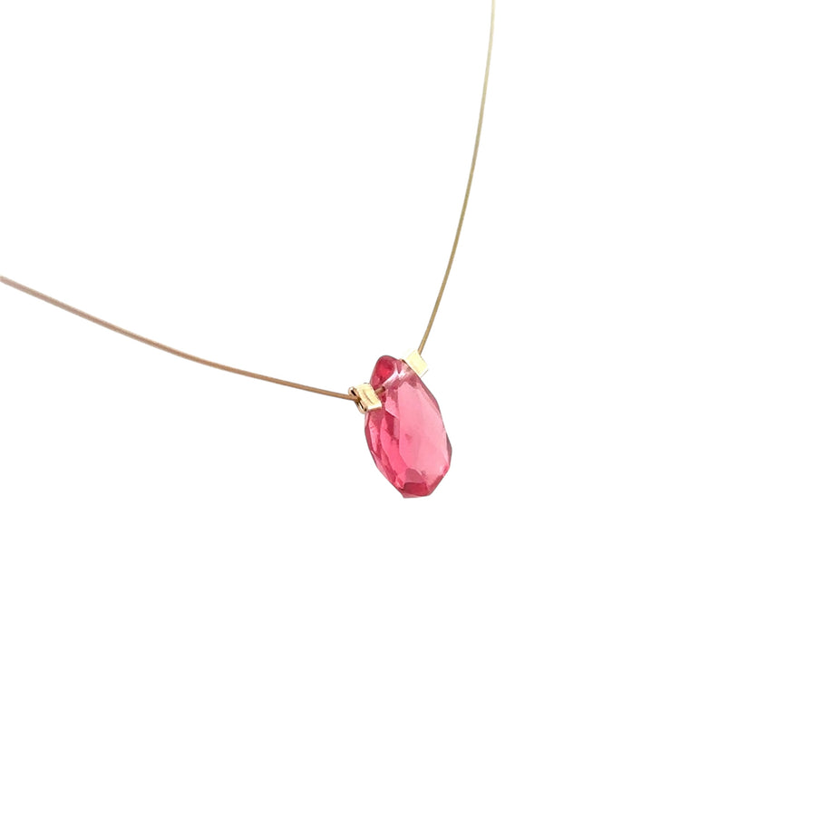 Pink Tourmaline Necklace