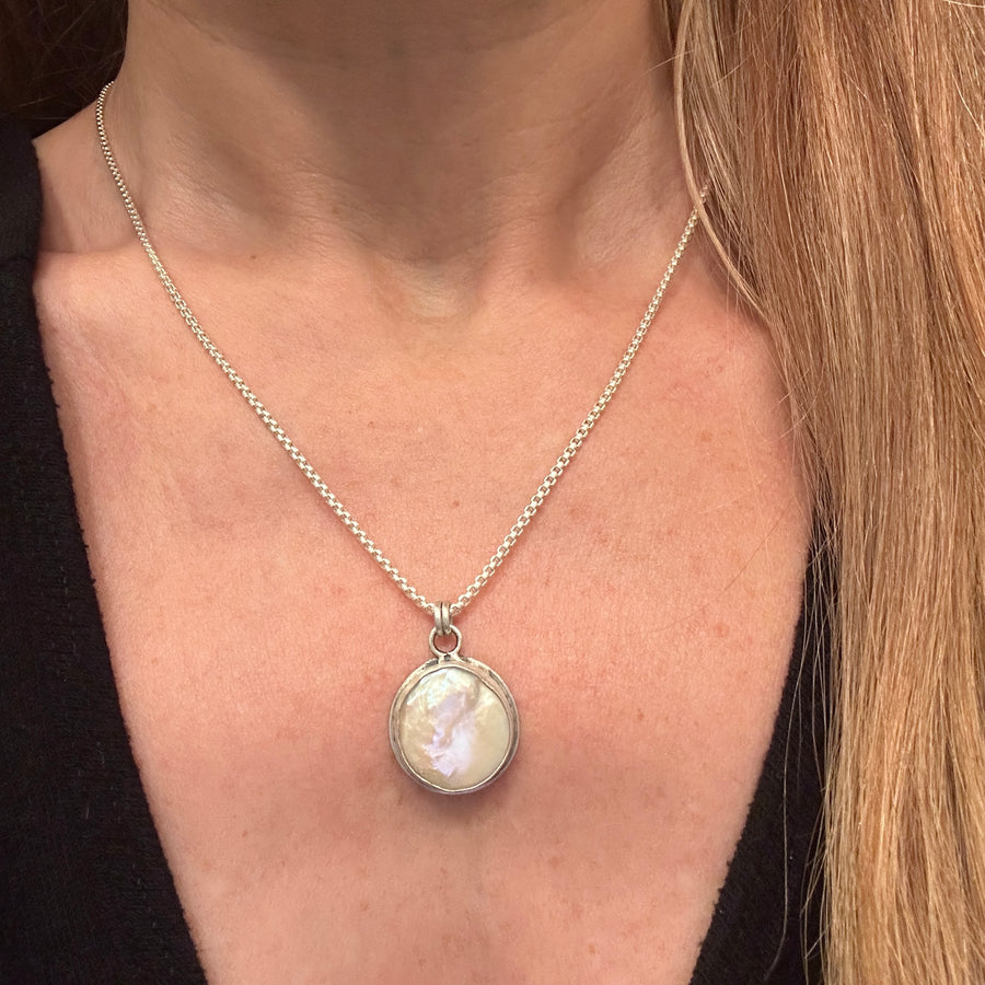 Necklace - Coin Pearl