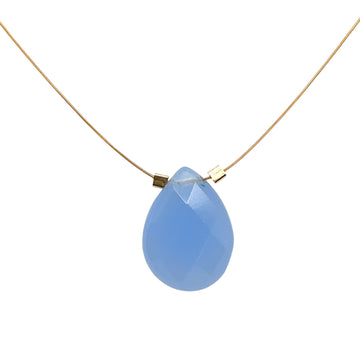 Czech Quartz Necklace - Periwinkle