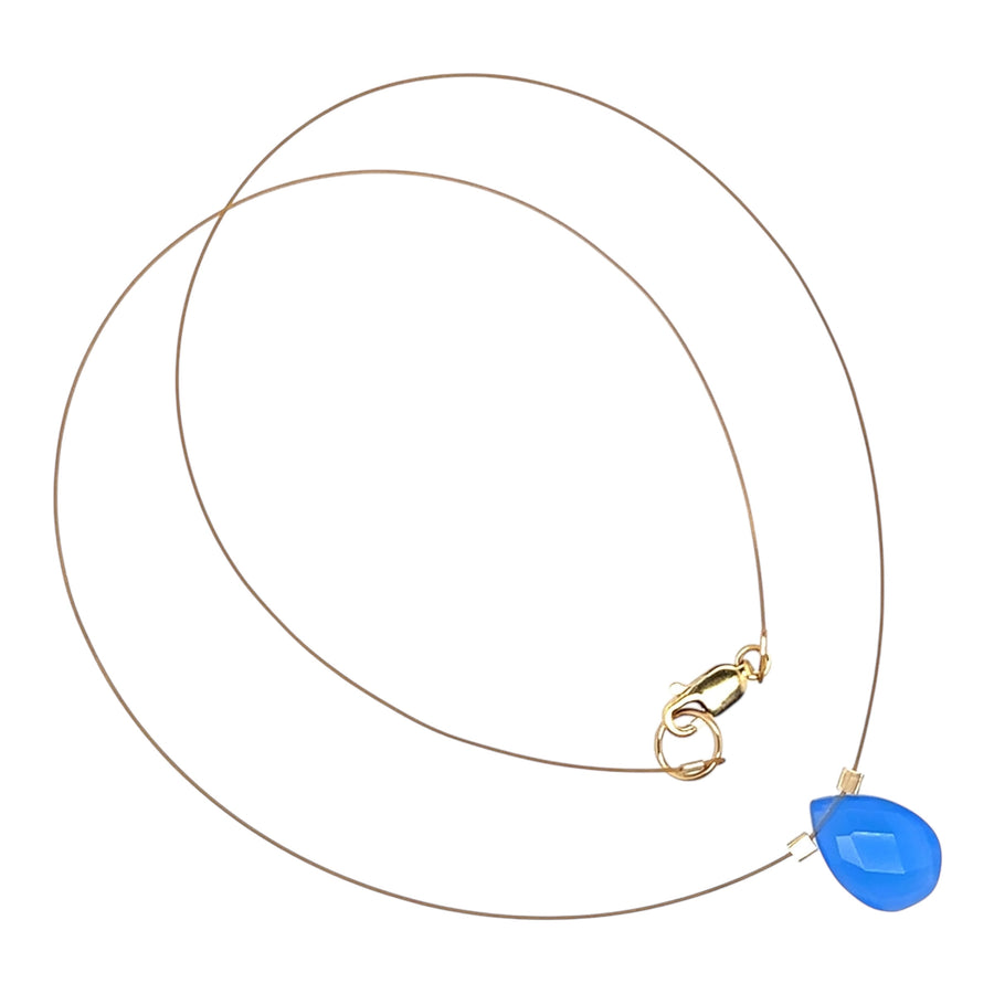Blue Chalcedony Necklace