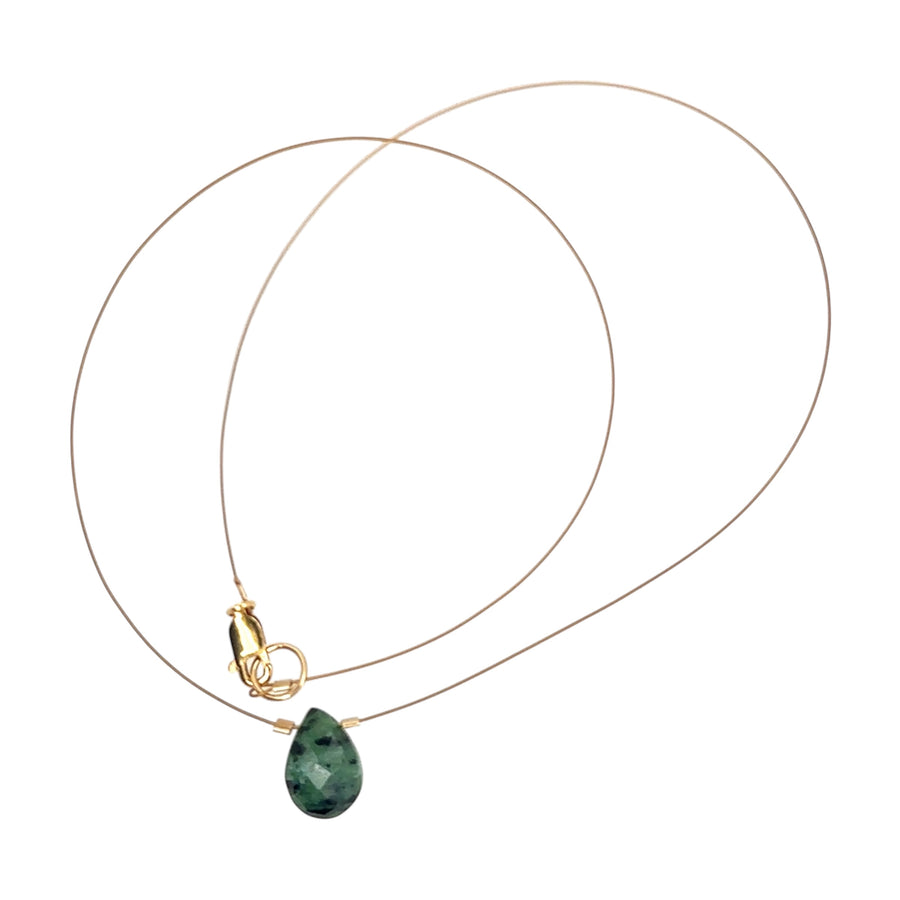 Ruby Zoisite Necklace