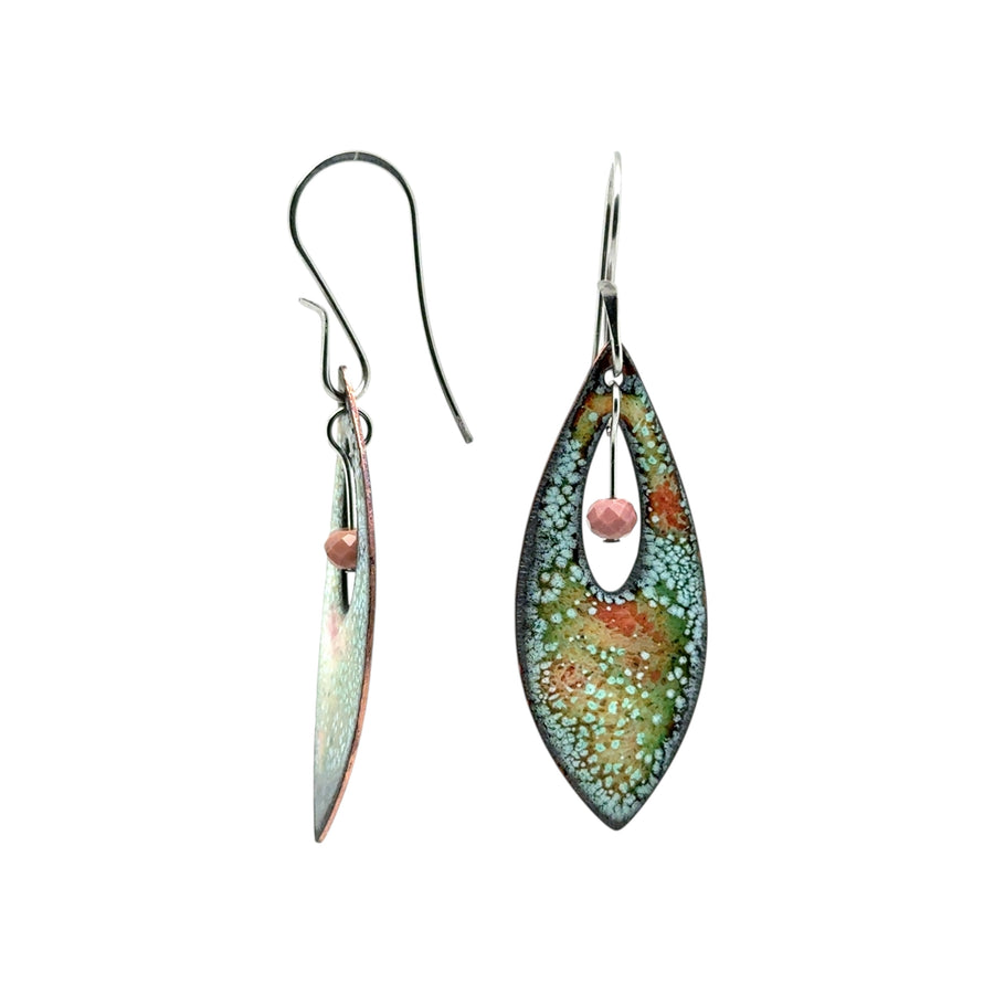Enameled Earrings