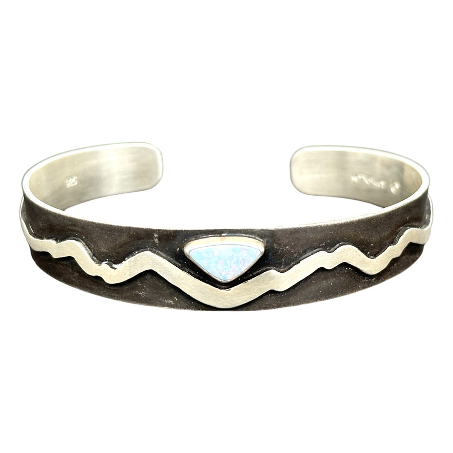 Mountains Bracelet with Opal B34 - Tapered