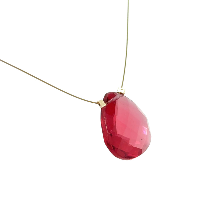 Czech Quartz Necklace - Orchid