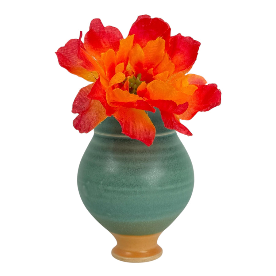 Bud Vase - Green/Yellow