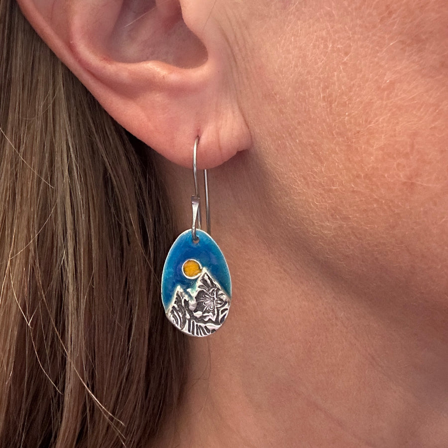 Earrings - Mountain Sunrise