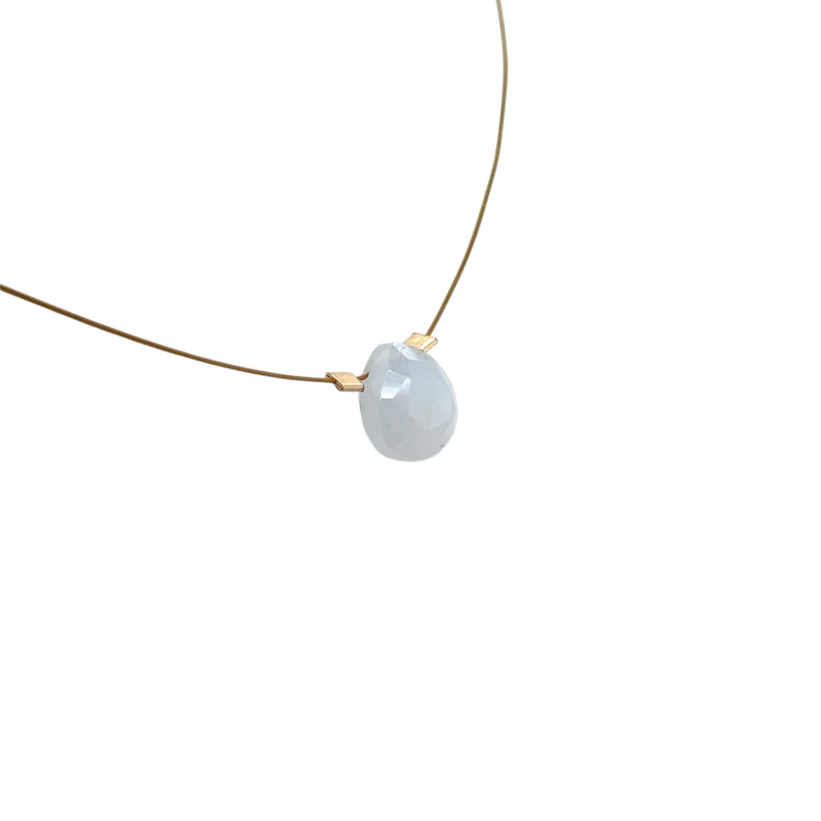 Blue Chalcedony Necklace