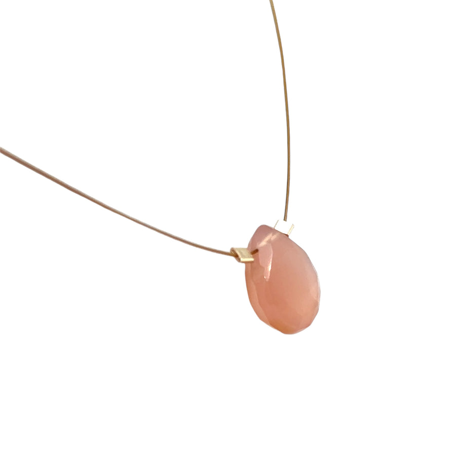 Pink Chalcedony Necklace