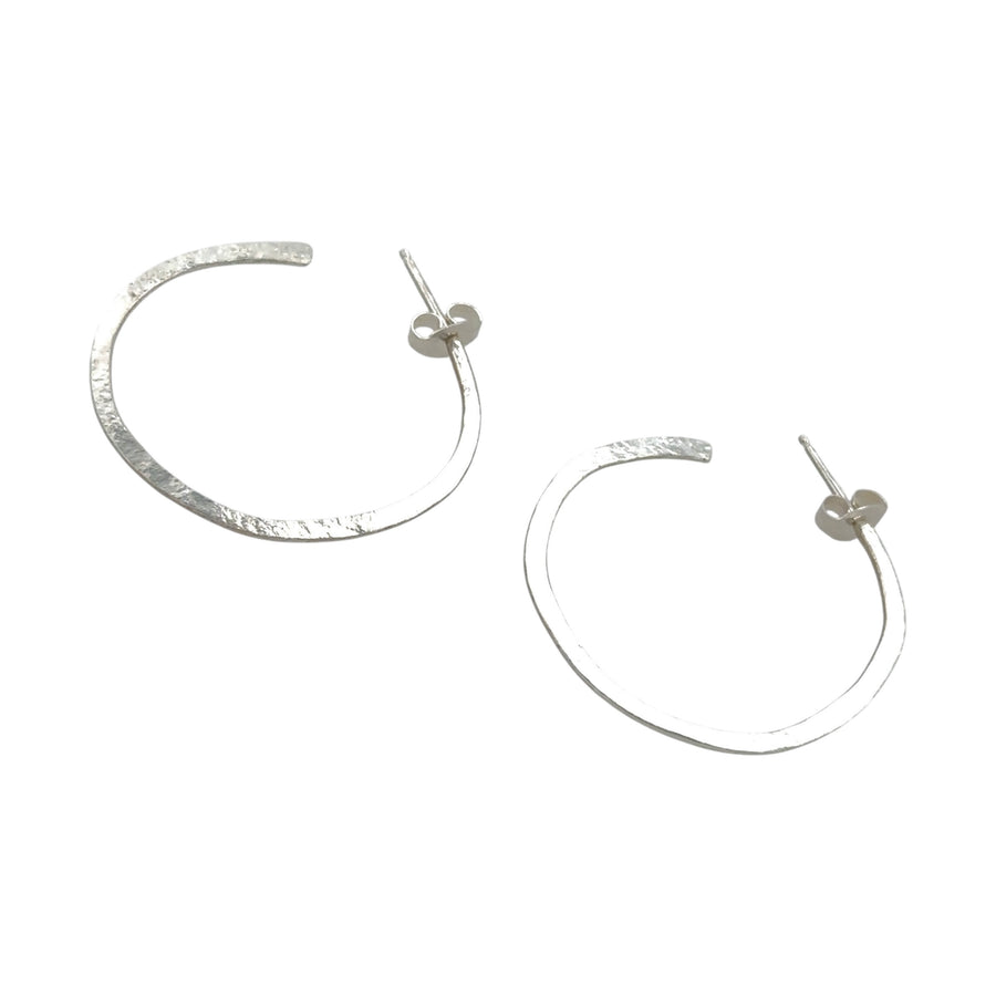 Earrings - Sterling Hoop - Large